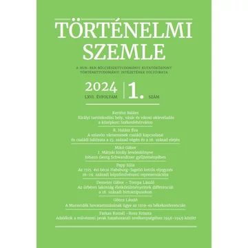 Történelmi Szemle 2024/1. Történelmi Szemle 2024/1.