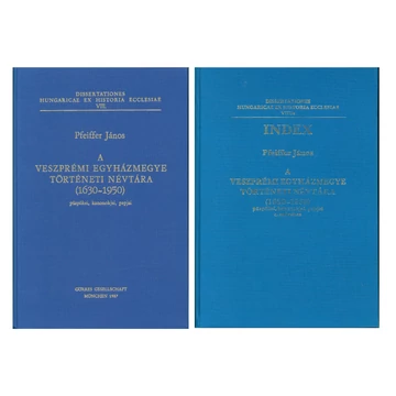 A veszprémi egyházmegye történeti névtára (1630–1950). Püspökei, kanonokjai, papjai [Index könyvmelléklettel]