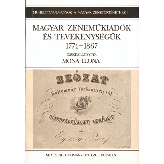 Magyar zeneműkiadók és tevékenységük 1774–1867