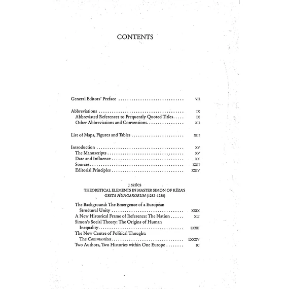 Gesta Hungarorum/The Deeds of the Hungarians