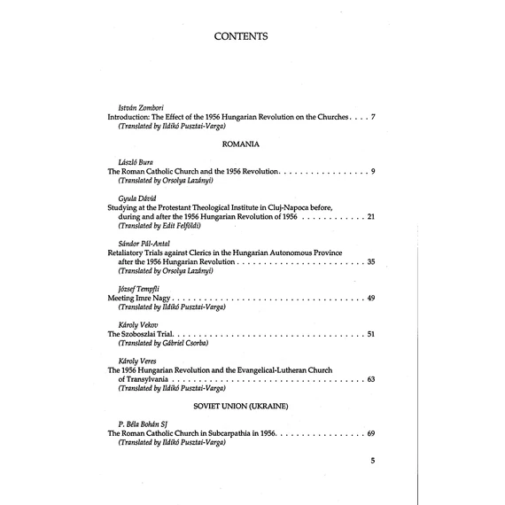 The Impact of the 1956 Hungarian Revolution on Religious Life in Eastern Europe