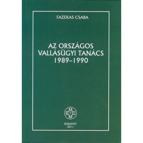 Az Országos Vallásügyi Tanács 1989–1990