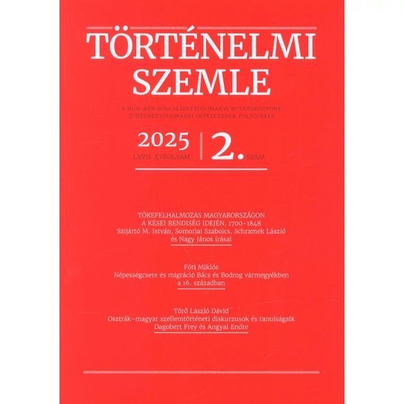 Történelmi Szemle 2025/2