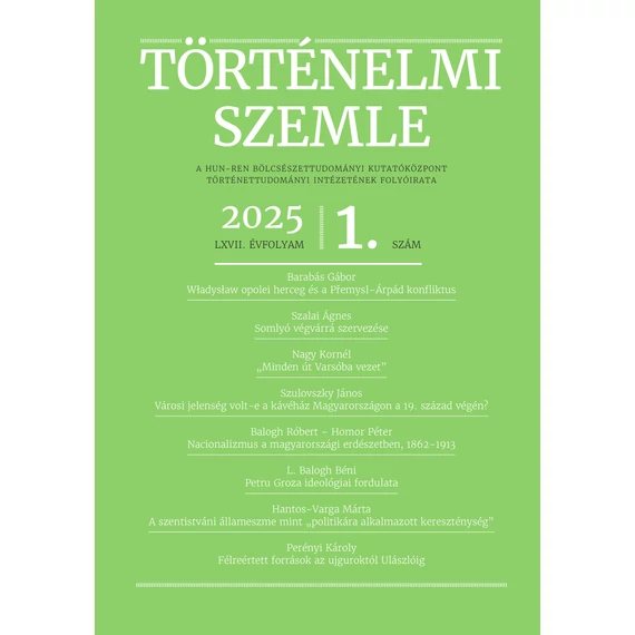 Történelmi Szemle 2025/1