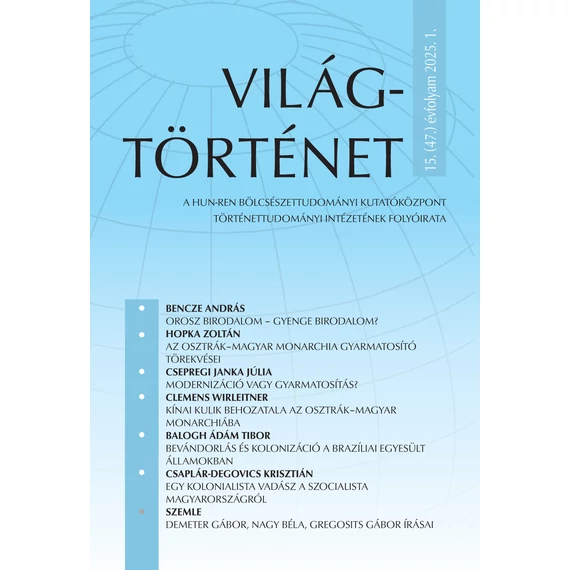 Világtörténet 2025/1