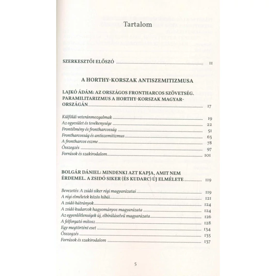 Az antiszemitizmustól az emlékezésig