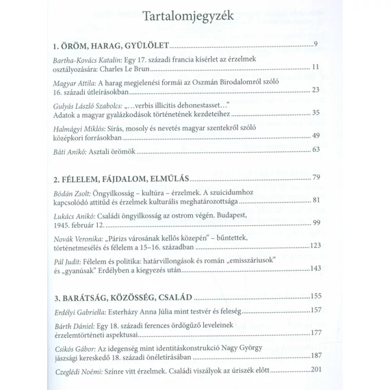 Az érzelmek története