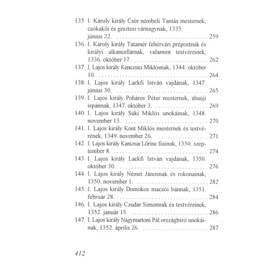 Középkori históriák oklevelekben (1002–1410)