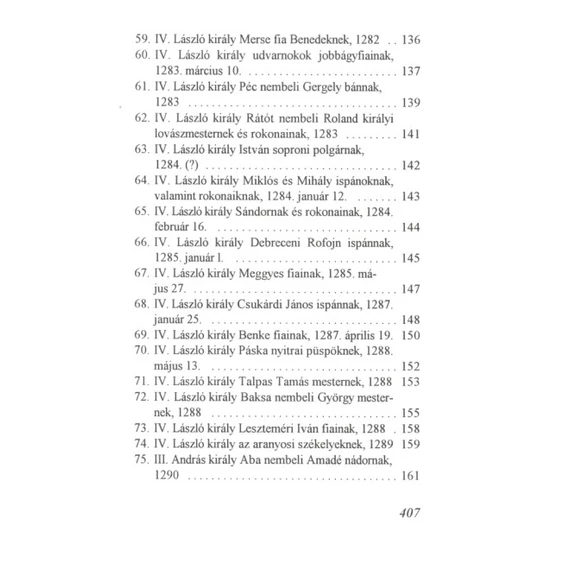 Középkori históriák oklevelekben (1002–1410)