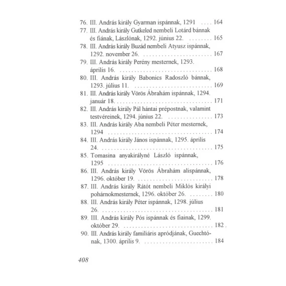 Középkori históriák oklevelekben (1002–1410)