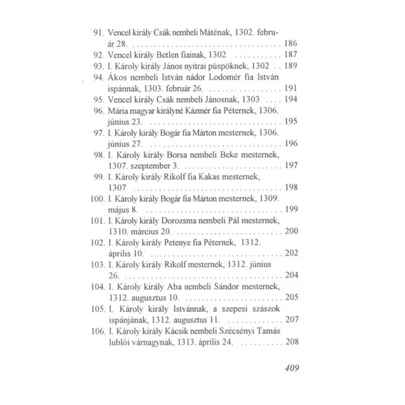 Középkori históriák oklevelekben (1002–1410)