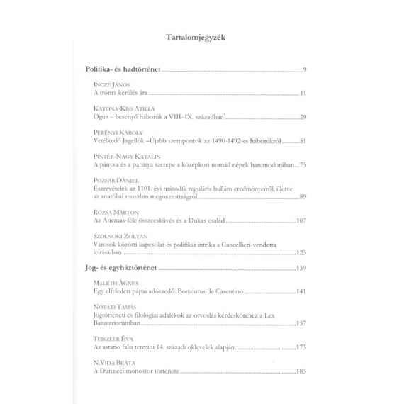 Középkortörténeti tanulmányok. 9.