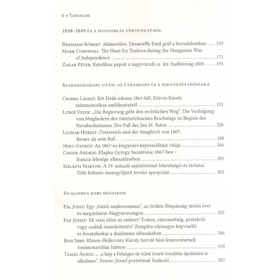 Kutatások a Habsburg Birodalom és utódállamainak történetéből