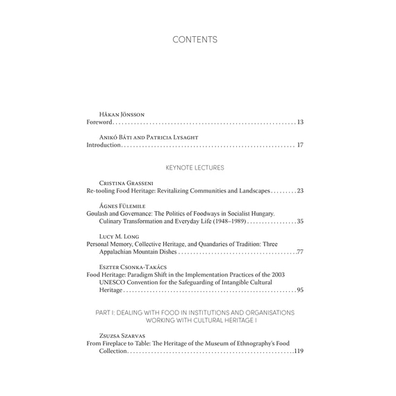 Living eating Habits, Revitalized Foodways and the Concepts of Tradition and Food Heritage