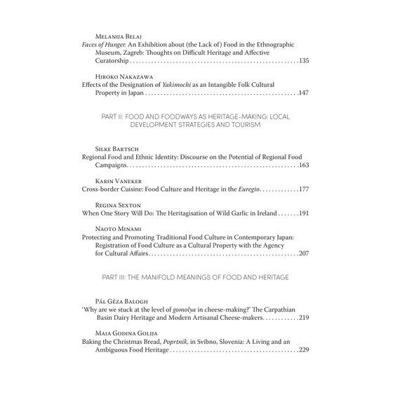 Living eating Habits, Revitalized Foodways and the Concepts of Tradition and Food Heritage