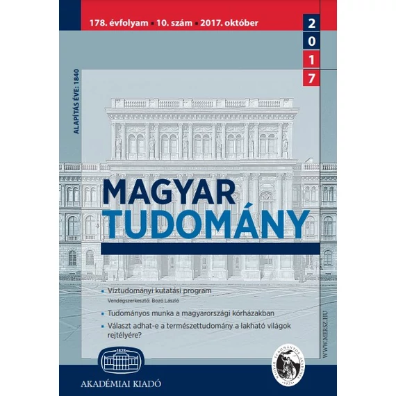 Magyar Tudomány 2017/október
