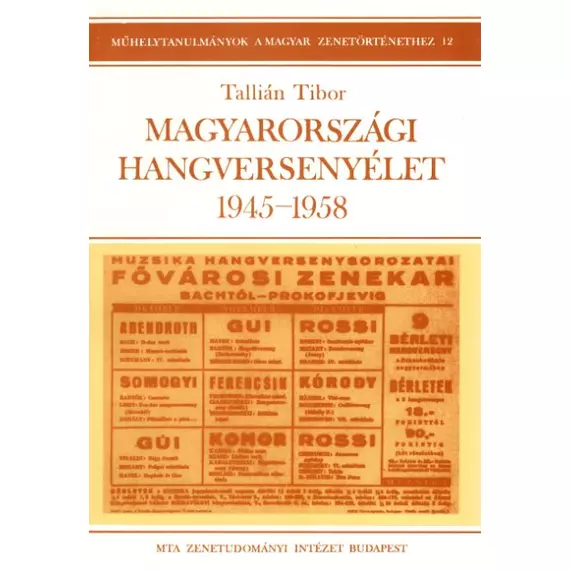 Magyarországi hangversenyélet 1945–1958