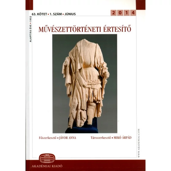 Művészettörténeti Értesítő 2014/1