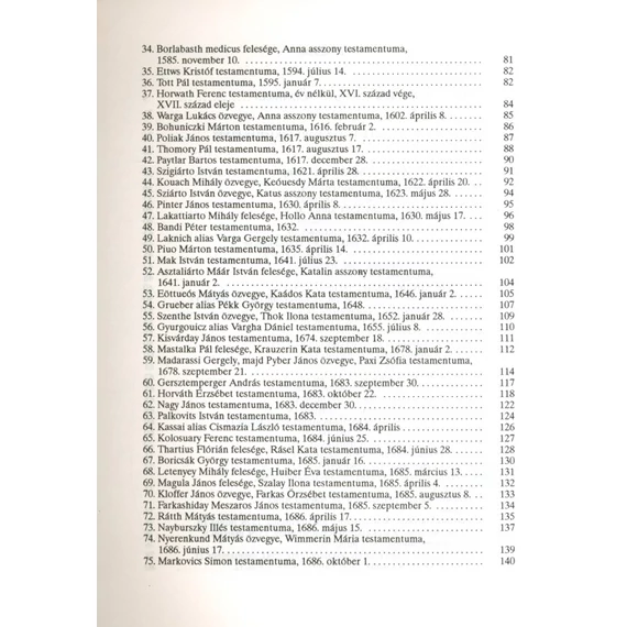 Nagyszombati testamentumok a XVI–XVII. századból