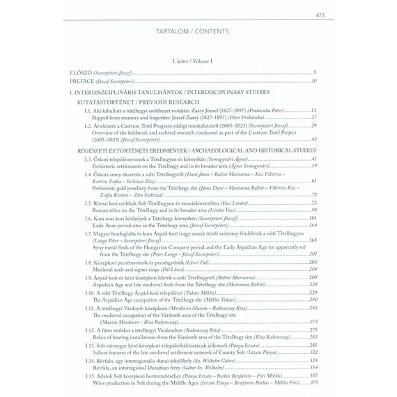 Castrum Tetel Program II.