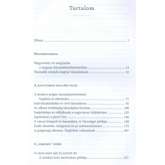 A polgári és parasztpolgári Magyarország