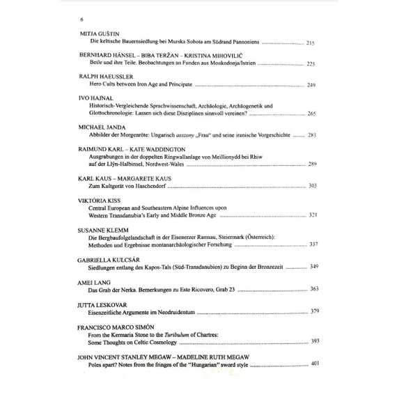 Archaeological, Cultural and Linguistic Heritage