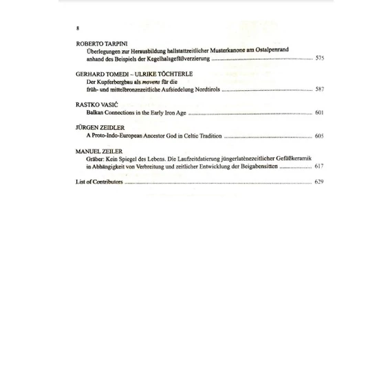 Archaeological, Cultural and Linguistic Heritage