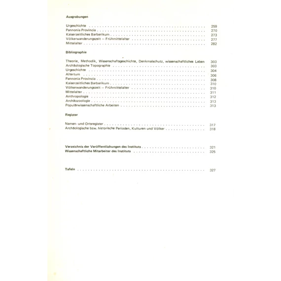 Mitteilungen des Archäologiscen Instituts der Ungarischen Akademie der Wissenschaften 10–11, 1980–81