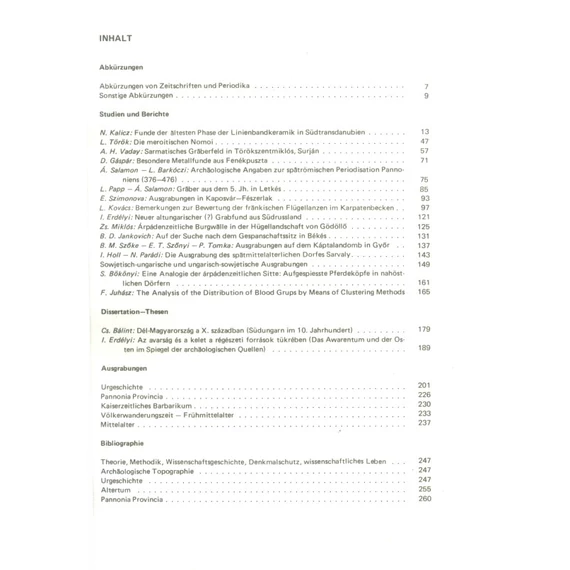 Mitteilungen des Archäologischen Instituts der Ungarischen Akademie der Wissenschaften. 8–9, 1978–1979