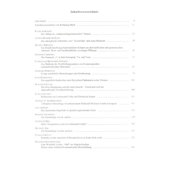 Studia Celtica et Indogermanica