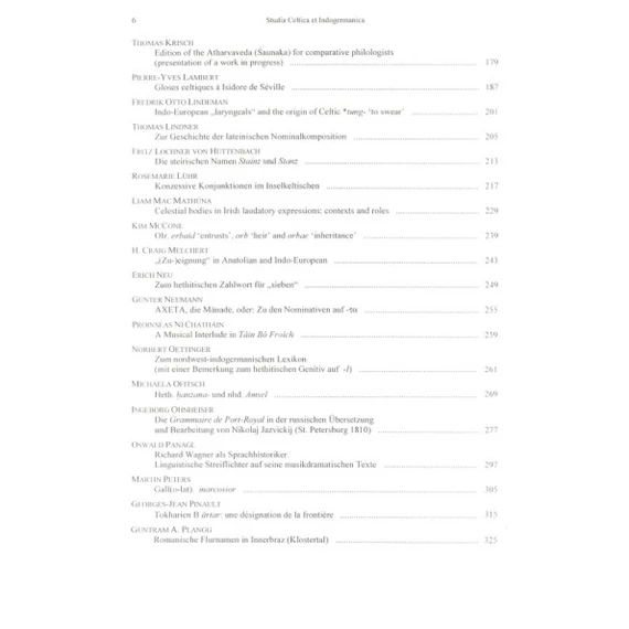 Studia Celtica et Indogermanica