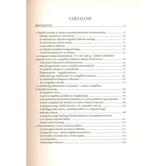 A középfokú oktatás felekezeti változatai és társadalmi háttere a 19. század első felében Pesten