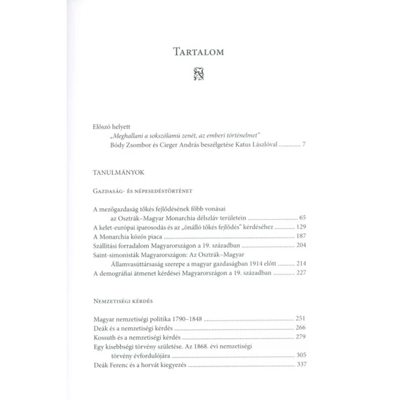 Sokszólamú történelem – Válogatott tanulmányok
