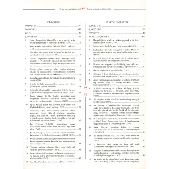 Arşiv belgelerine göre Osmanli'dan Günümüze türk–macar ilişkileri/Török–magyar kapcsolatok az Oszmán Birodalomtól napjainkig a levéltári dokumentumok tükrében [CD melléklettel]