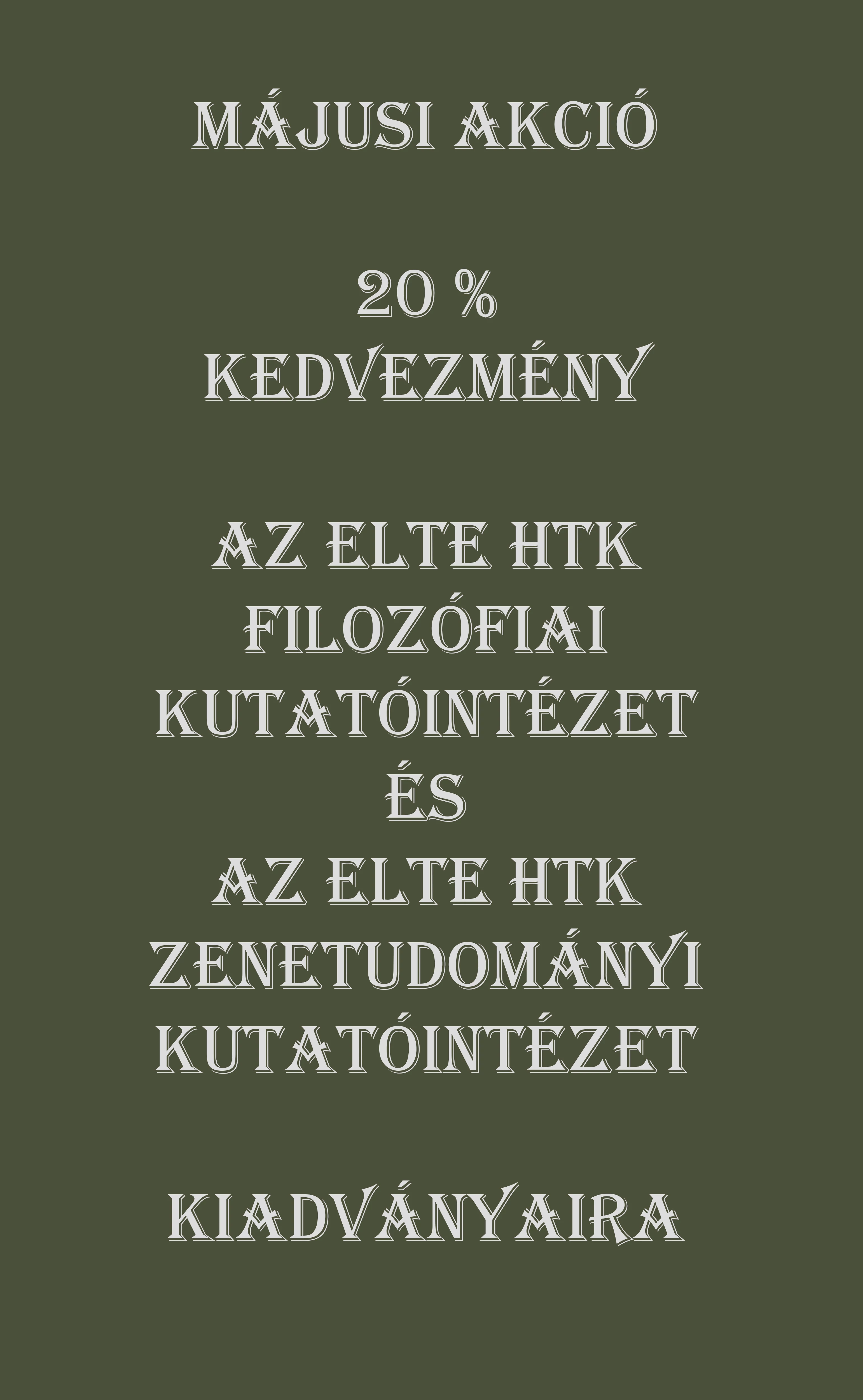 A kedvezmény a 2024. október 1. előtt megjelent könyvekre vonatkozik